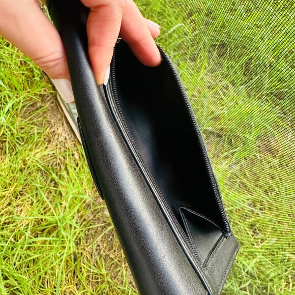 Vintage Coach Black Leather Soho Buckle Large Wallet - Picture 10 of 16